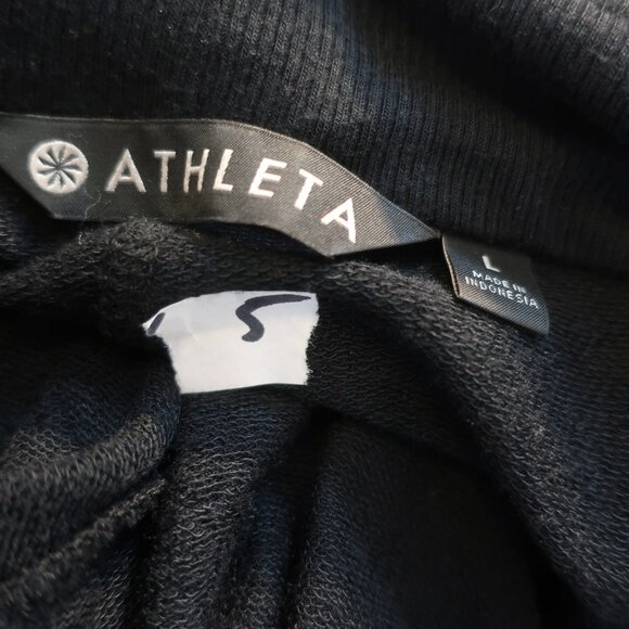 Womens Athleta Black Open Sweater Cardigan L - Picture 7 of 7